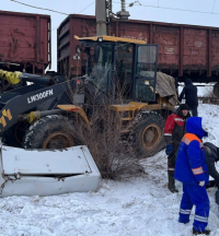 Смертельное ДТП с погрузчиком и поездом произошло под Экибастузом