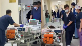 Коридор почета: трогательное прощание врачей с донором сняли на видео в Павлодаре