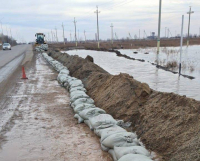 В Павлодарской области ДЧС взял на контроль несколько населенных пунктов и шесть участков дорог, оказавшихся в зоне подтопления