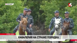 Конные патрули усилили охрану общественного порядка в Павлодаре