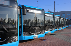 В Павлодар доставили 20 новых автобусов
