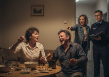 В Павлодаре полицейские посреди ночи нагрянули к многодетной семье