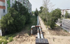 Обновленная тепломагистраль обеспечит теплом шесть микрорайонов в Аксу