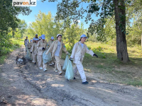 Павлодарские экоотряды "Жасыл ел" приступили к благоустройству города
