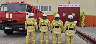 В селе Жоламан Павлодарской области открыли пожарный пост