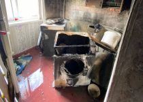 Павлодарка чуть не угорела в квартире из-за пожара на кухне