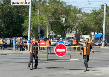 Несколько автобусных маршрутов временно изменятся в связи с ремонтом трамвайного переезда в Павлодаре