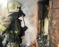 В павлодарской многоэтажке вспыхнула лоджия