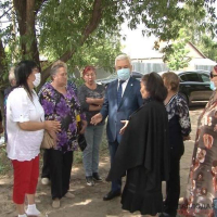 Аким города встретился с жителями Второго Павлодара