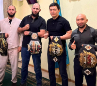 Чемпионские пояса ММА побывали в акимате Экибастуза